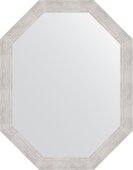 Зеркало Evoform Polygon 720x920 в багетной раме 70мм, серебряный дождь BY 7088