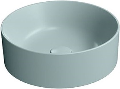 Раковина GSI Kube X d400, накладная, круглая, Ghiaccio matte 942615