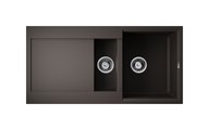 Кухонная мойка Omoikiri Sakaime 100-2-ES, две чаши, espresso 4997219