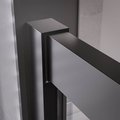 Душевой угол Veconi Premium Trento PTC-20B, 1200x900x2000, стекло прозрачное, чёрный матовый PTC20-B-12090-01-C4