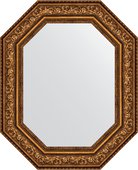 Зеркало Evoform Polygon 650x800 в багетной раме 109мм, виньетка состаренная бронза BY 7258