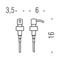 Запасная помпа для дозатора жидкого мыла Colombo Basic B9373