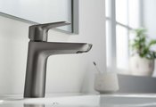 Смеситель для раковины Aquatek Бетта без донного клапана, оружейная сталь AQ1110BGM