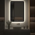 Зеркало с окантовкой Defesto Aura 80x120, LED подсветка, сенсорный выключатель, нейтральный белый свет DF 2970S