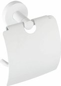 Держатель туалетной бумаги Bemeta White, с крышкой, белый 104112014