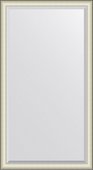 Зеркало Evoform Exclusive Floor 109x200, напольное с фацетом, в багетной раме, белая кожа с хромом 78мм BY 6192