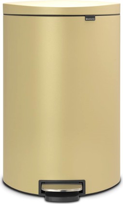 Мусорный бак Brabantia FlatBack+, 40л, минерально-золотой 119644