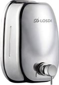 Дозатор жидкого мыла Losdi, настенный, глянцевый металл CJ-1009I-L