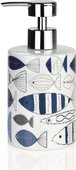 Диспенсер для жидкого мыла Andrea House Fish керамика, хром BA17084