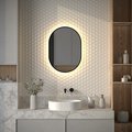 Зеркало с окантовкой Defesto Aura 50x70, LED подсветка, без выключателя, тёплый белый свет DF 2933