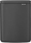 Мусорный бак Brabantia Bo 12л, минерально-графитовый 233746