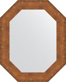Зеркало Evoform Polygon 610x760 в багетной раме 88мм, медная кольчуга BY 7294