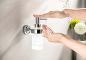 Дозатор жидкого мыла Aquatek Классик настенный, хром AQ4505CR