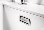 Кухонная мойка без крыла, с клапаном-автоматом, гранит, песочный Blanco Subline 350/350-U 516290