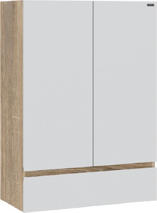 Шкаф Санта Марс 600x900x300, подвесной, 1 ящик, янтарь, белый 700413