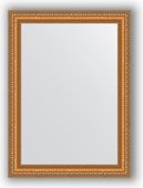 Зеркало Evoform Definite 550x750 в багетной раме 60мм, золотые бусы на бронзе BY 3042