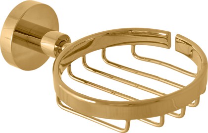 Мыльница RAV Slezak Colorado, настенная, металл, золото матовое COA0301ZK