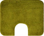 Коврик с вырезом под туалет 60x50см оливковый Grund COMFORT WC 2399.06.4226