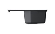 Кухонная мойка Omoikiri Yonaka 61-BL, с крылом, Artgranit, чёрный 4993638