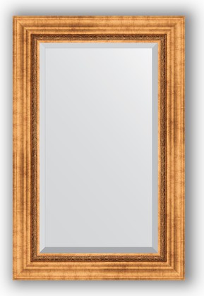 Зеркало Evoform Exclusive 560x860 с фацетом, в багетной раме 88мм, римское золото BY 3412