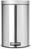 Мусорный бак с педалью Brabantia Classic, 20л, матовая сталь 482809