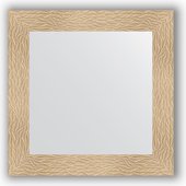 Зеркало Evoform Definite 700x700 в багетной раме 90мм, золотые дюны BY 3149