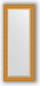 Зеркало Evoform Exclusive 550x1350 с фацетом, в багетной раме 80мм, сусальное золото BY 1254