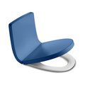 Сиденье и крышка для унитаза Roca Khroma микролифт, синий 801652F4T