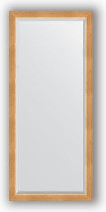 Зеркало Evoform Exclusive 710x1610 с фацетом, в багетной раме 62мм, сосна BY 1203