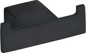 Крючок для полотенец Bemeta Nero двойной, чёрный 135006030