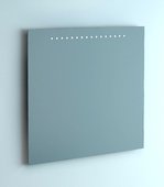 Зеркало 80x70см с фацетом настенное с подсветкой и сенсорным выключателем Verona AREA AR702