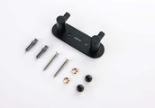 Крючок двойной Aquatek Европа, чёрный матовый AQ4102MB