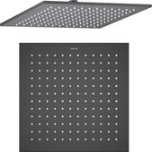 Верхний душ Aquatek 300x300x7, квадратный, чёрный матовый AQ2078MB