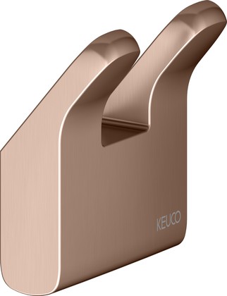 Крючок для полотенца Keuco Collection Moll, двойной, красное золото шлифованное 12713 290000