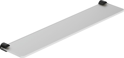Полка стеклянная Kludi Vela R 600, чёрный матовый 5897339