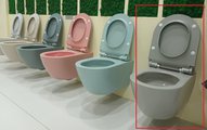 Унитаз подвесной GSI Pura 550, безободковый, Swirlflush, Tortora matt серо-бежевый матовый 8815FR205