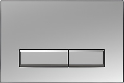 Панель смыва Aquatek Slim, клавиши прямоугольные, никель KDI-0000027