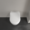 Сиденье с крышкой для унитаза Villeroy & Boch Avento SlimSeat, с функцией автоматического опускания (SoftClosing), со снимаемым сиденьем (QuickRelease), Альпийский белый 9M87S101