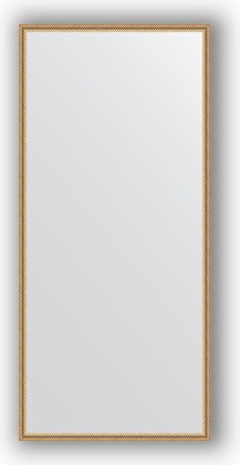 Зеркало Evoform Definite 680x1480 в багетной раме 28мм, витое золото BY 0760