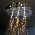 Верхний душ Hansgrohe Raindance Rainmaker 600мм с подсветкой, для монтажа в потолок, хром 28404000