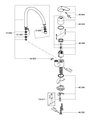 Смеситель для кухни Grohe Euroeco, однорычажный, поворотный излив, хром 32752000