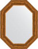 Зеркало Evoform Polygon 690x890 в багетной раме 99мм, травленая бронза BY 7215