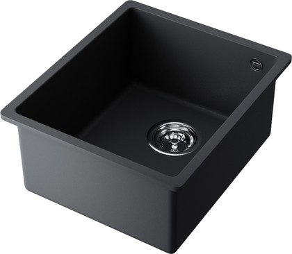 Кухонная мойка Omoikiri Bosen 38-U-BL, Tetogranit, чёрный 4993157