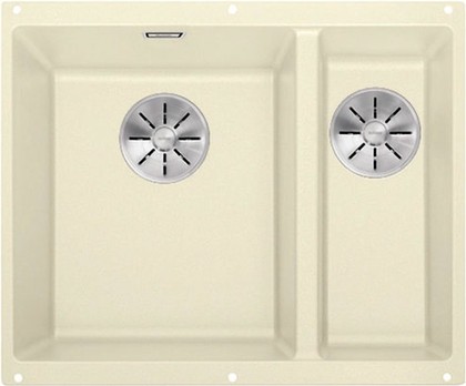 Кухонная мойка Blanco Subline 340/160-U, без крыла, основная чаша слева, отводная арматура, гранит, жасмин 523553