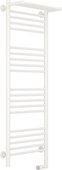 Полотенцесушитель электрический Сунержа Богема 2.0, с полкой, 1200x400, МЭМ справа, белый 12-5207-1240