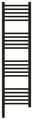Полотенцесушитель электрический Сунержа Богема 3.0 прямая, 1200x300, МЭМ левый, матовый чёрный 31-5804-1230