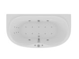 Ванна акриловая Aquatek Мелисса 180x95, фронтальный экран, вклеенный каркас MEL180-0000031
