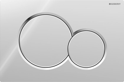 Смывная клавиша для унитаза Geberit Sigma01 двойной смыв, хром глянцевый 115.770.21.5