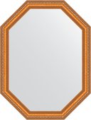 Зеркало Evoform Polygon 560x710 в багетной раме 60мм, золотые бусы на бронзе BY 7046