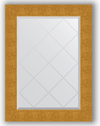 Зеркало Evoform Exclusive-G 660x890 с гравировкой, в багетной раме 90мм, чеканка золотая BY 4108